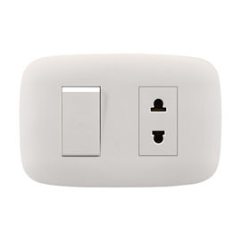 Fireproof Electric Switch Socket 13A Max. Voltage 250V CN SERIES PP Material