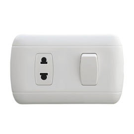 CJ SERIES White Light Switches And Sockets , American Style Click Sockets And Switches