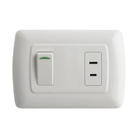 Custom 1 Gang 1 Way  Wall Switches And Sockets , Electrical Switches For Home