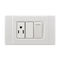 Universal Light Switches And Sockets , White Electrical Sockets And Switches
