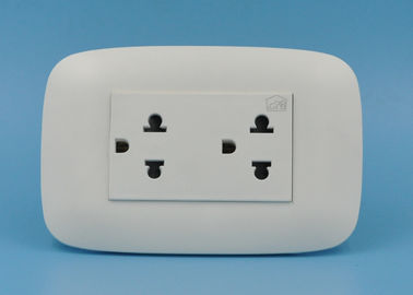 Electrical Duplex Socket Outlet , Max. Voltage 250V 13a Double Socket Easy Installation