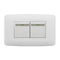 American Standard 2 Gang 2 Way Switch 118T SERIES ABS  Material White Color